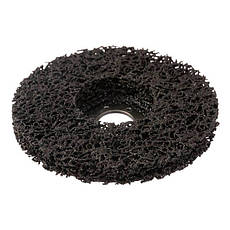 Диск зачисний зі спіненого абразиву, чорний, 125×22,2×13 мм, P46, T27 INTERTOOL BT-0602, фото 5