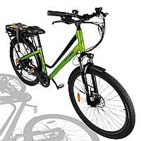 Електровелосипед 29" Turismo 2024 Рама-17" чорно-зелений