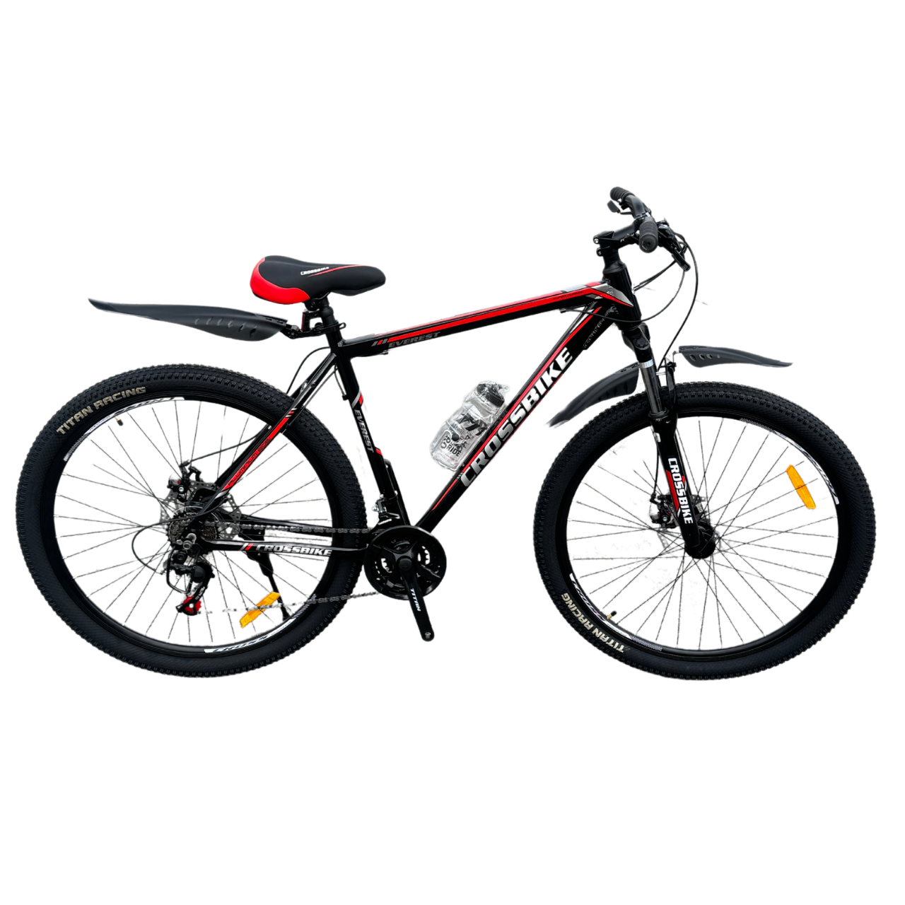 Велосипед CrossBike 29" Everest 2025 Рама-19" black-red