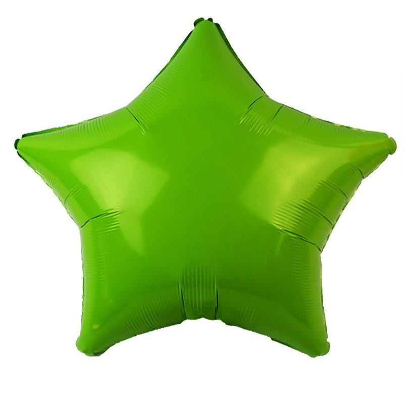 Куля фольгована 19" зірка ківі