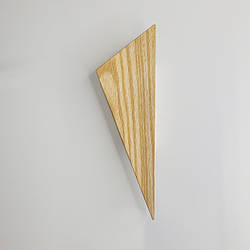 Ручка меблева накладна дерев'яна ясен GEO 220/200 honey (під виготовлення) ЛІВА