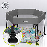 Манеж Lionelo ROEL PLUS GREY MULTICOLOR