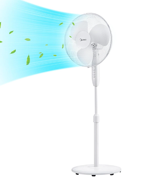 Вентилятор підлоговий з Німеччини Midea FS40-16CR з пультом новий