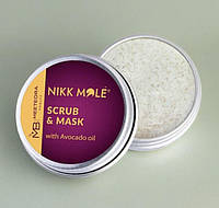 Скраб-маска для бровей Nikk Mole с масло авокадо, 40 г