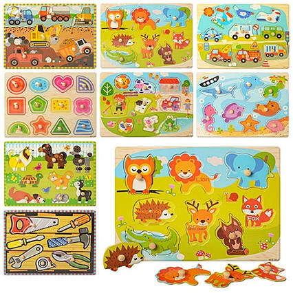 Дерев'яна іграшка Рамка-вкладиш (MD1187)