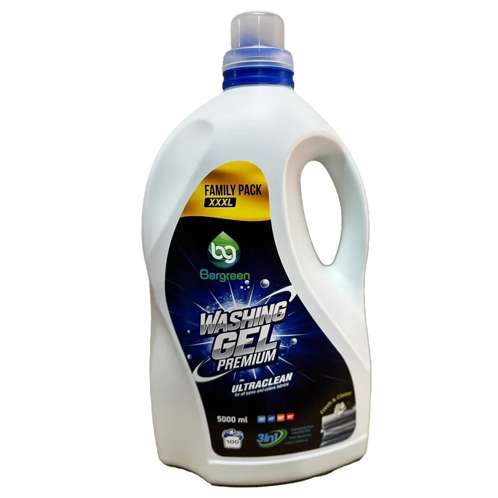 Гель для прання з засібом для виведення плям Bergreen Ultraclean 5 л, фото 1