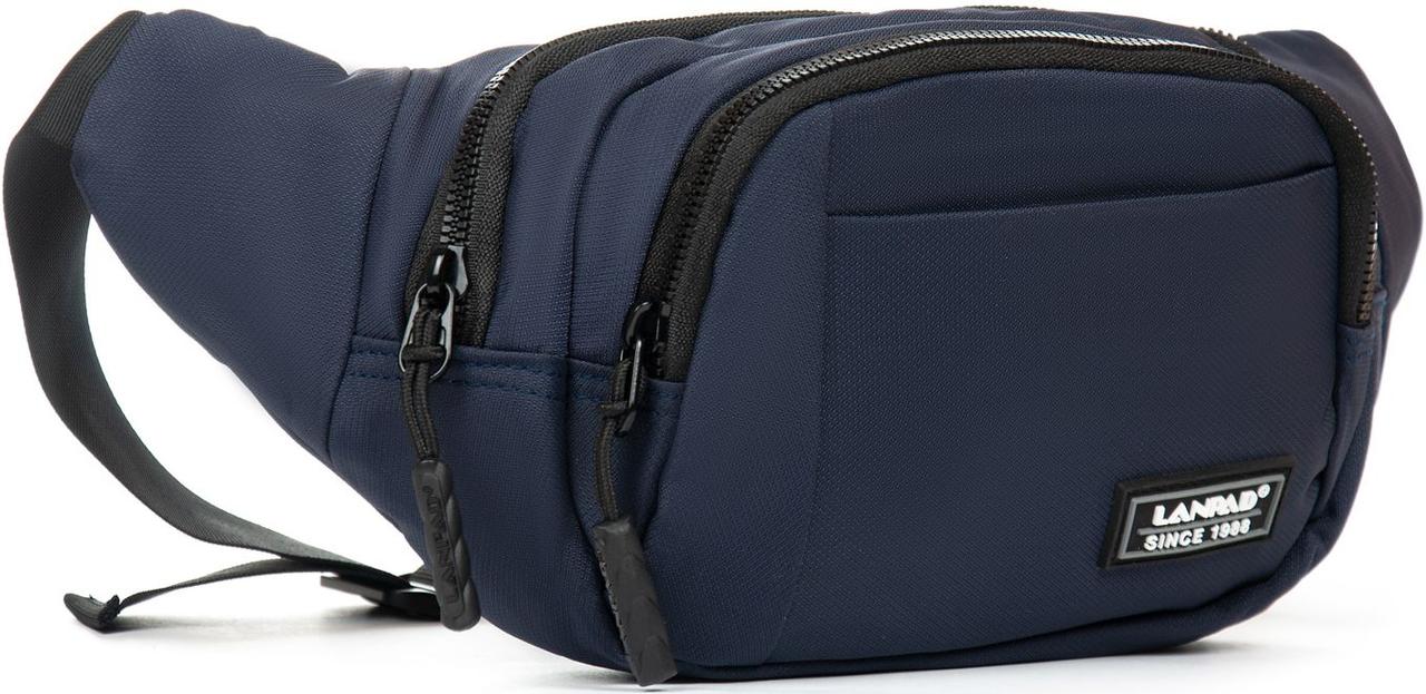 Сумка поясна Lanpad чоловіча синя, фото 1