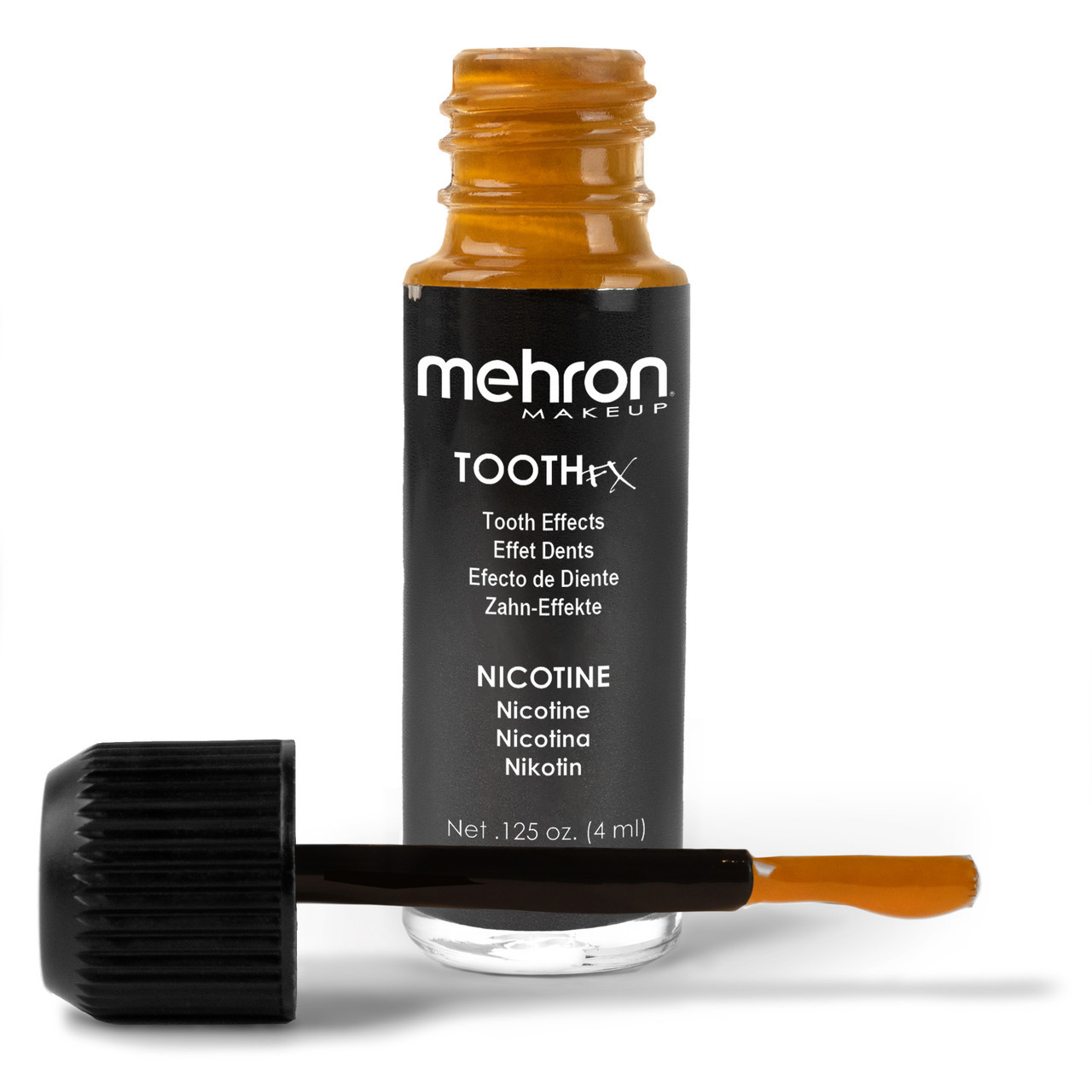 Фарба для зубів MEHRON Tooth FX with Brush for Special Effects - Nicotine, (Нікотин), 4 мл