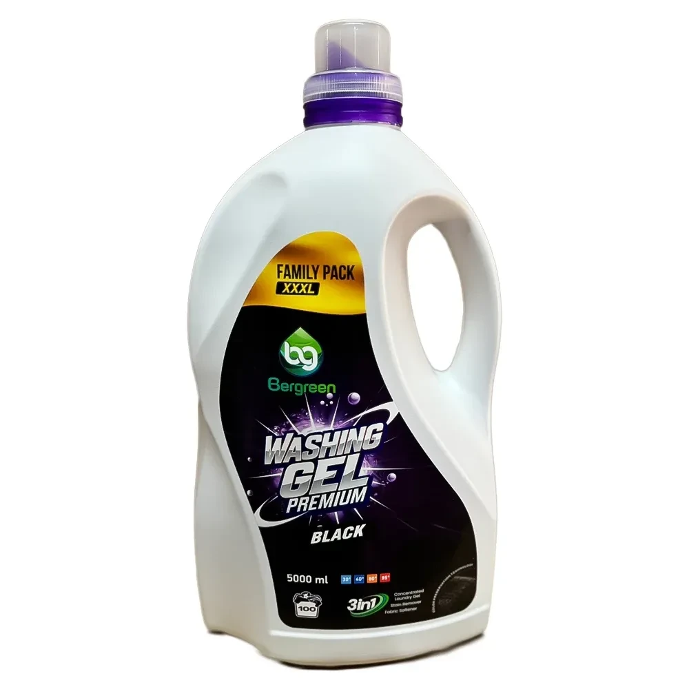 Гель для прання темного одягу Bergreen Black 5 л, фото 1