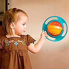 Дитяча тарілка непроливайка 17см, MA356 / Тарілка неваляшка / Дитяча гірос чаша, фото 2