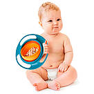 Дитяча тарілка непроливайка 17см, MA356 / Тарілка неваляшка / Дитяча гірос чаша, фото 5