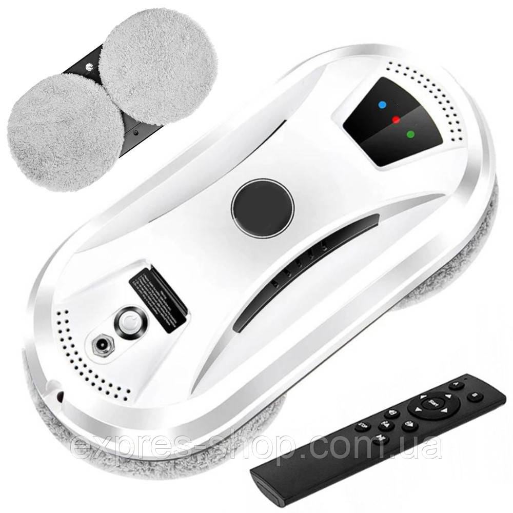 Робот для миття вікон + пульт, від мережі або акумулятора, R20-03 / Розумний робот-мийник вікон, фото 1