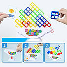 Настільна гра Балансуюча вежа, 48 деталей / Гра балансир / Тетріс балансир / Тетріс вежа, фото 4