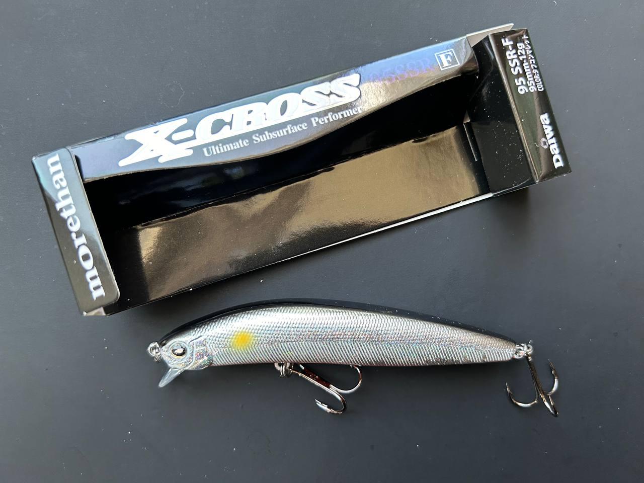 Воблер Fishing (Daiwa) Morethan X-Cross 95SSR-F   , 95 мм / 9 г, суперповерхневий мінноу, фото 1