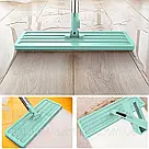 Швабра ледарка з віджимом Spin Mop, на 360 градусів, Бірюзова / Самовіджимаюча швабра для швидкого миття підлоги, фото 2