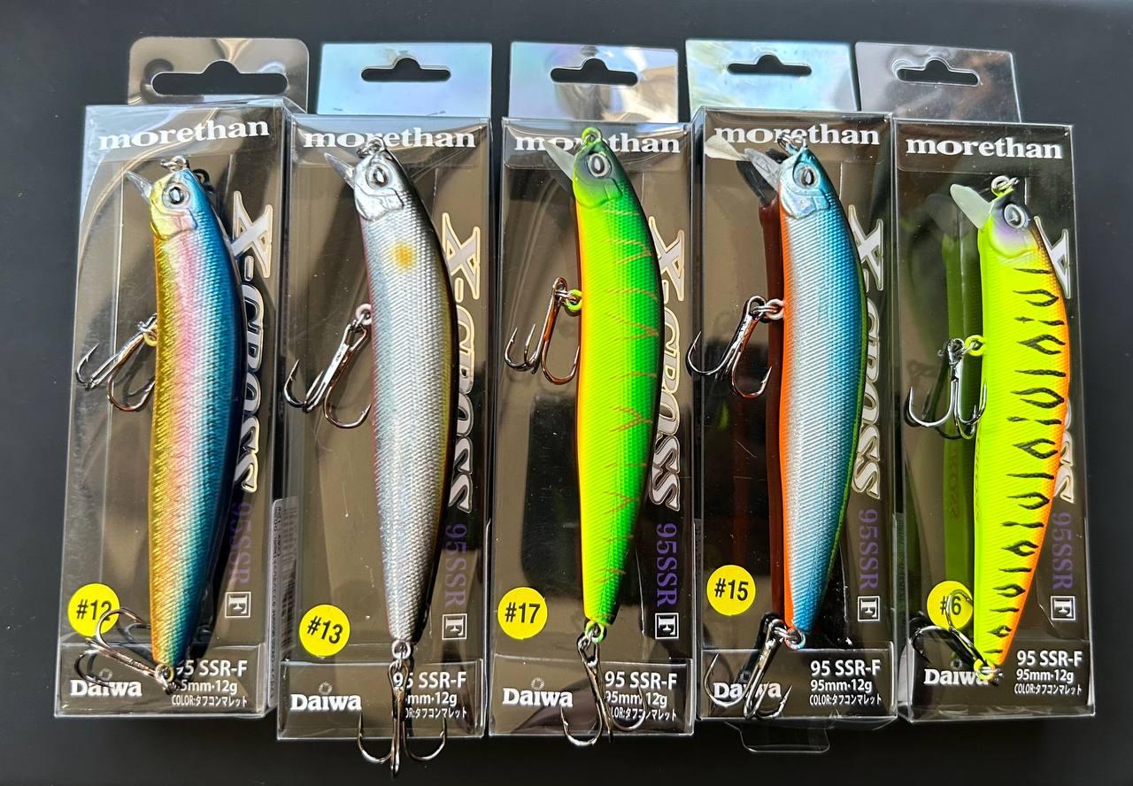 Воблер Fishing (Daiwa) Morethan X-Cross 95SSR-F , 95 мм / 9 г, суперповерхневий мінноу (набір 5шт), фото 1