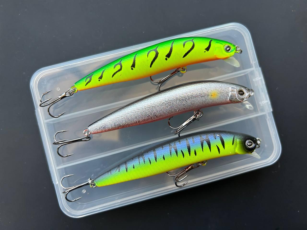 Воблер Fishing (Daiwa) Morethan X-Cross 95SSR-F  , 95 мм / 9 г, суперповерхневий мінноу (набір 3шт+коробка), фото 1