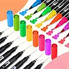 Акварельні маркери двосторонні 80шт із сумкою, Color pencil / Набір маркерів для малювання, фото 2