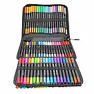 Акварельні маркери двосторонні 80шт із сумкою, Color pencil / Набір маркерів для малювання, фото 6