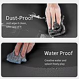 Комплект Чорний Вініловий фон 2,5 х 4,5 м + Стійка ворота 2,4 х 3 м з телескопічною поперечиною, фото 4