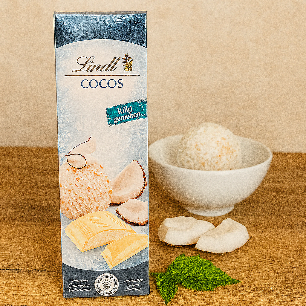 Білий шоколад кокосове морозиво Lindt Cocos 100г. Швейцарія, фото 1