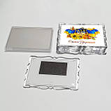 Акриловий магніт з друком "Єдина Україна!" 92x65 (16026), фото 2