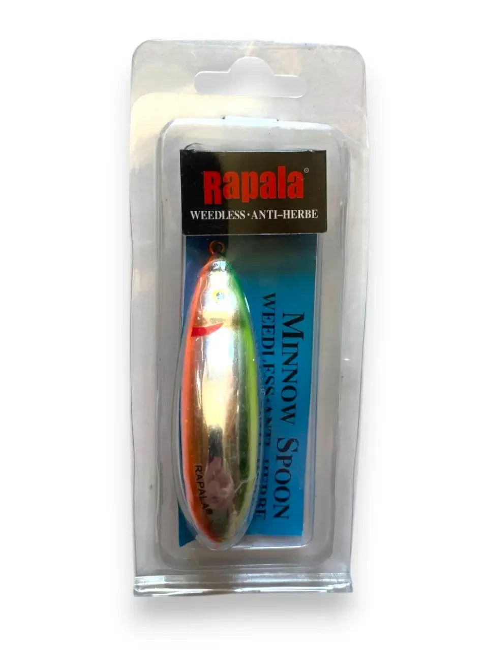 Набір 5шт Блешня Fishing-(Rapala) Minnow Spoon RMS 60 мм 10 г — незацепляйка для щуки та окуня, фото 1