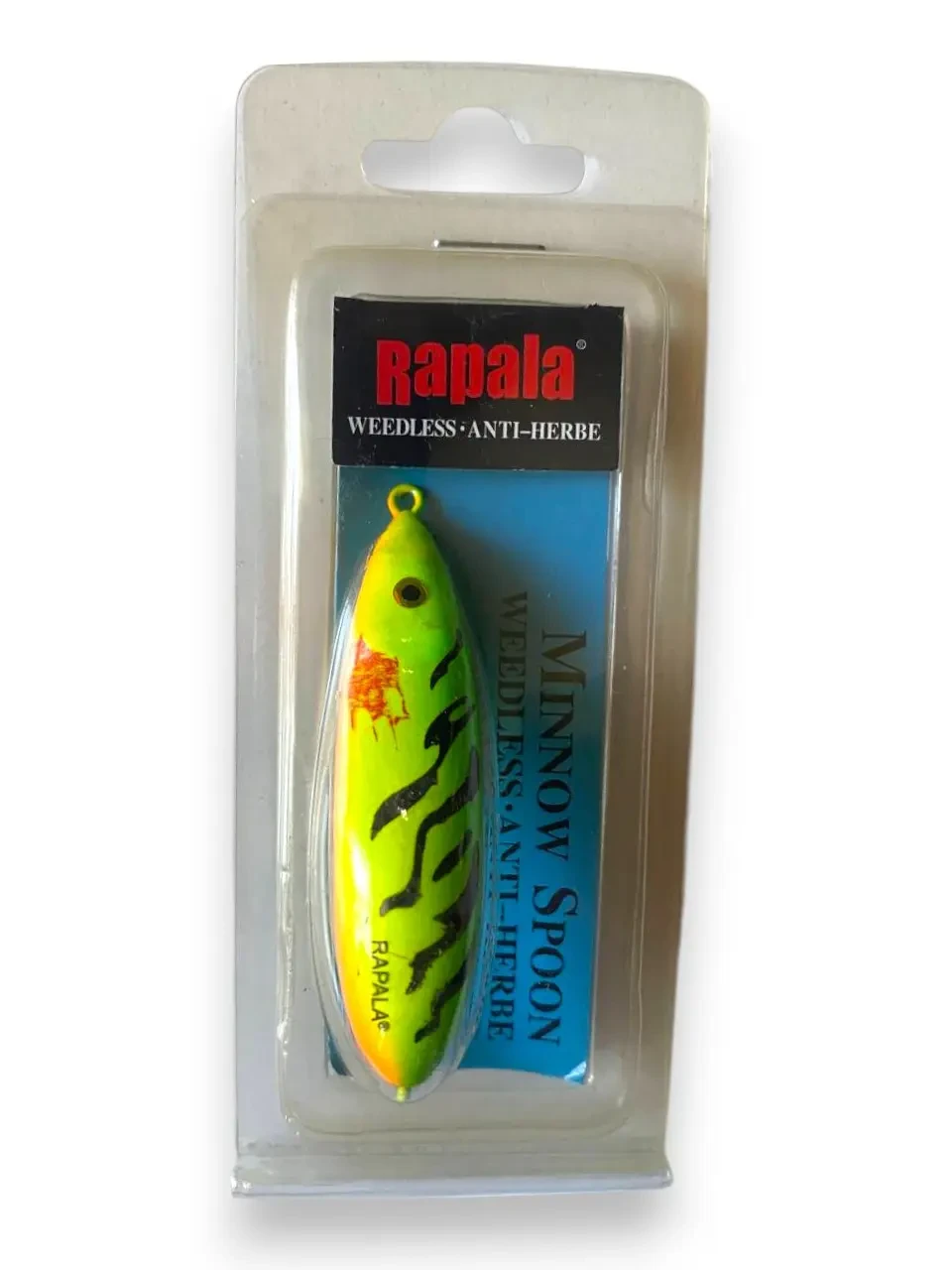 Набір 5шт Блешня Fishing-(Rapala) Minnow Spoon RMS 60 мм 10 г — незацепляйка для щуки та окуня, фото 1