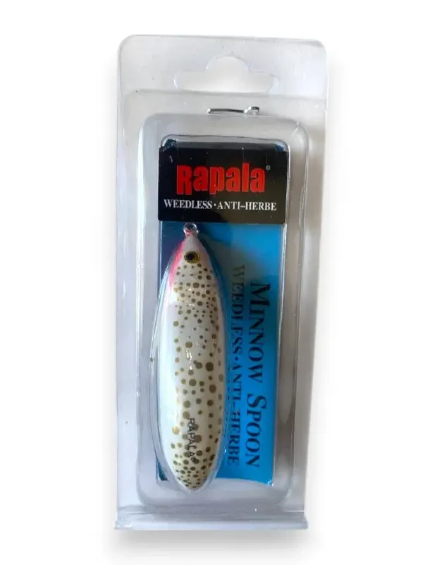 Набір 5шт Блешня Fishing-(Rapala) Minnow Spoon RMS 60 мм 10 г — незацепляйка для щуки та окуня, фото 1