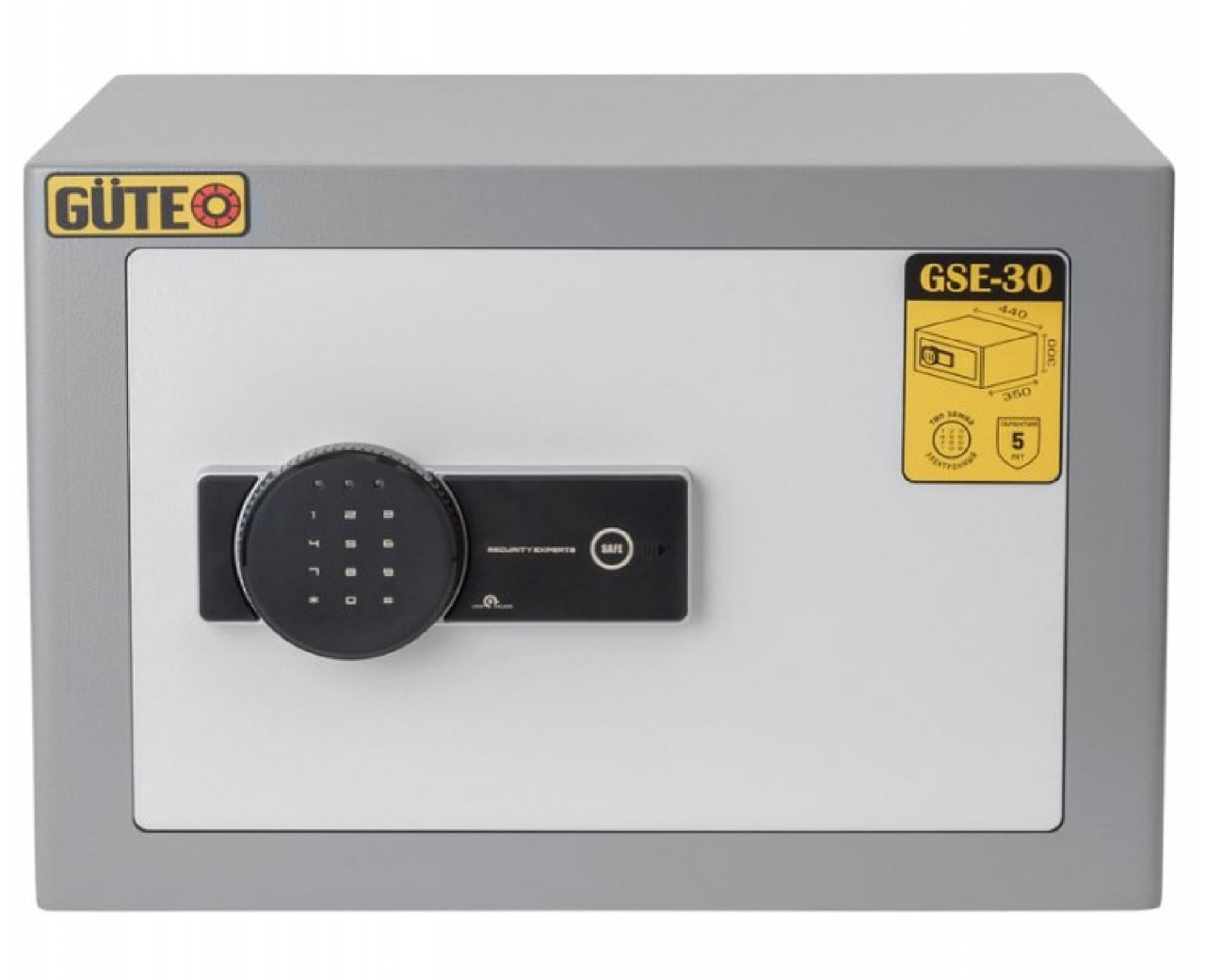 Меблевий сейф (44х35х30 см.) GSE-30 з кодовим замком підвищеної безпеки взломування, фото 1