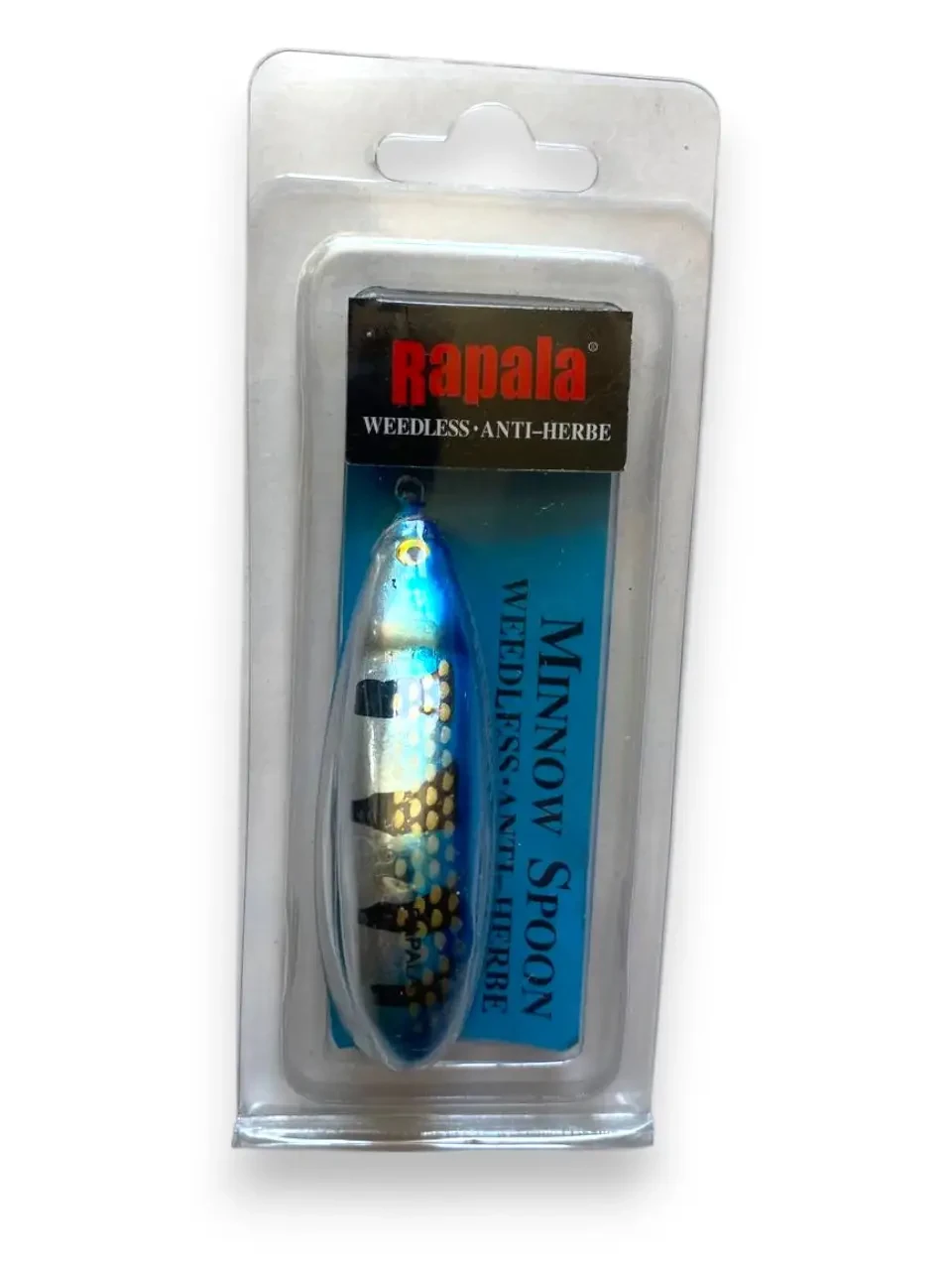 Набір 5шт Блешня Fishing-(Rapala) Minnow Spoon RMS 60 мм 10 г — незацепляйка для щуки та окуня, фото 1