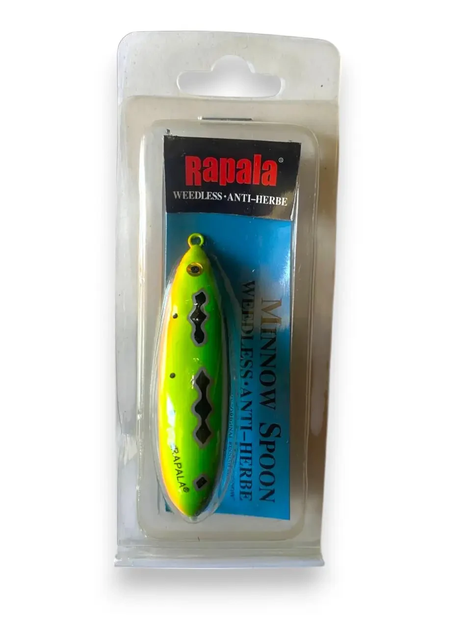 Набір 5шт Блешня Fishing-(Rapala) Minnow Spoon RMS 60 мм 10 г — незацепляйка для щуки та окуня, фото 1