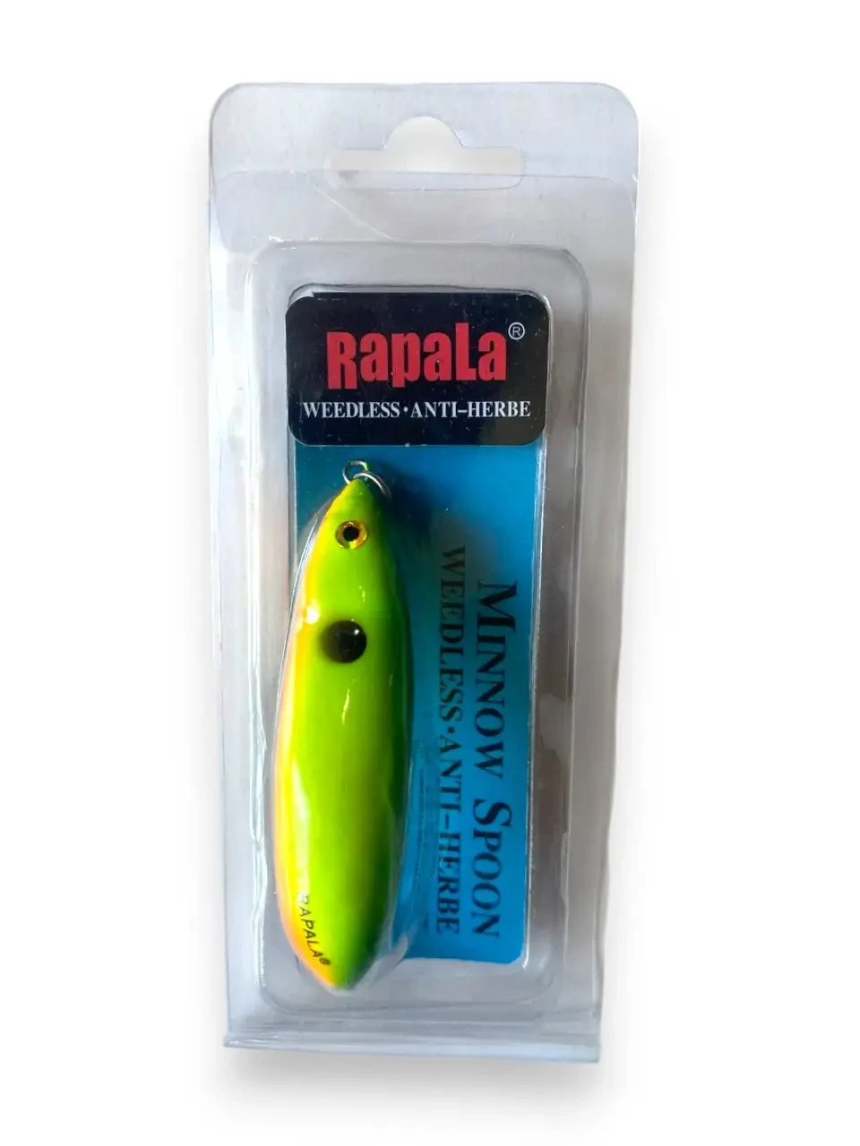 Набір 5шт Блешня Fishing-(Rapala) Minnow Spoon RMS 60 мм 10 г — незацепляйка для щуки та окуня, фото 1