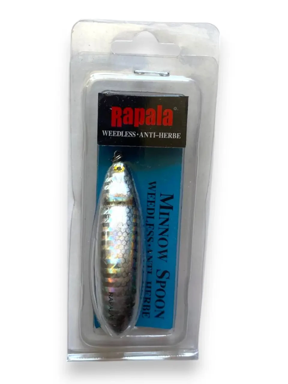 Набір 5шт Блешня Fishing-(Rapala) Minnow Spoon RMS 60 мм 10 г — незацепляйка для щуки та окуня, фото 1