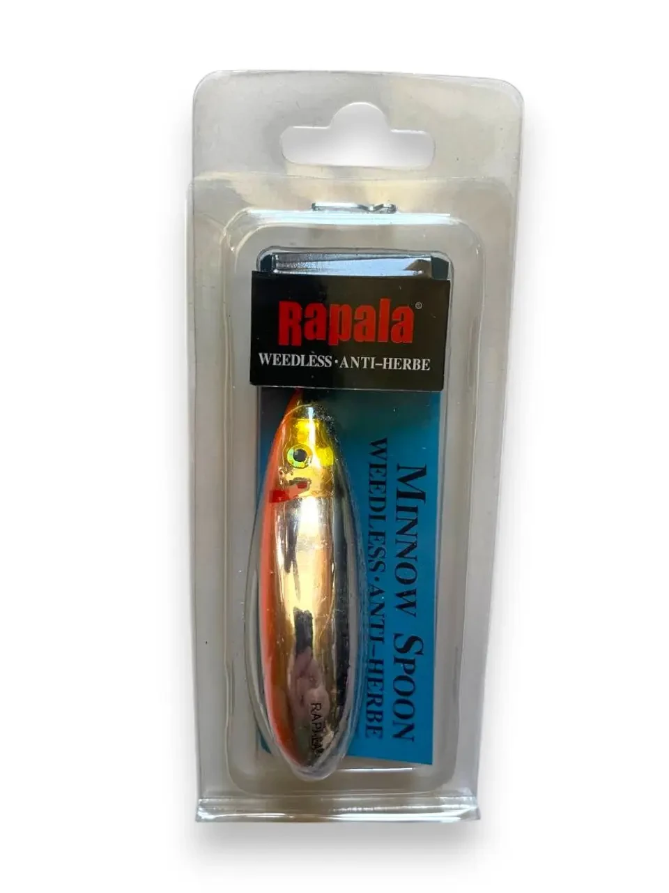 Набір 5шт Блешня Fishing-(Rapala) Minnow Spoon RMS 60 мм 10 г — незацепляйка для щуки та окуня, фото 1