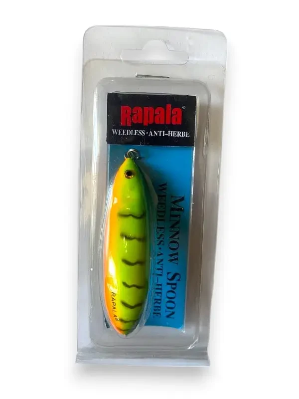 Набір 5шт Блешня Fishing-(Rapala) Minnow Spoon RMS 60 мм 10 г — незацепляйка для щуки та окуня, фото 1