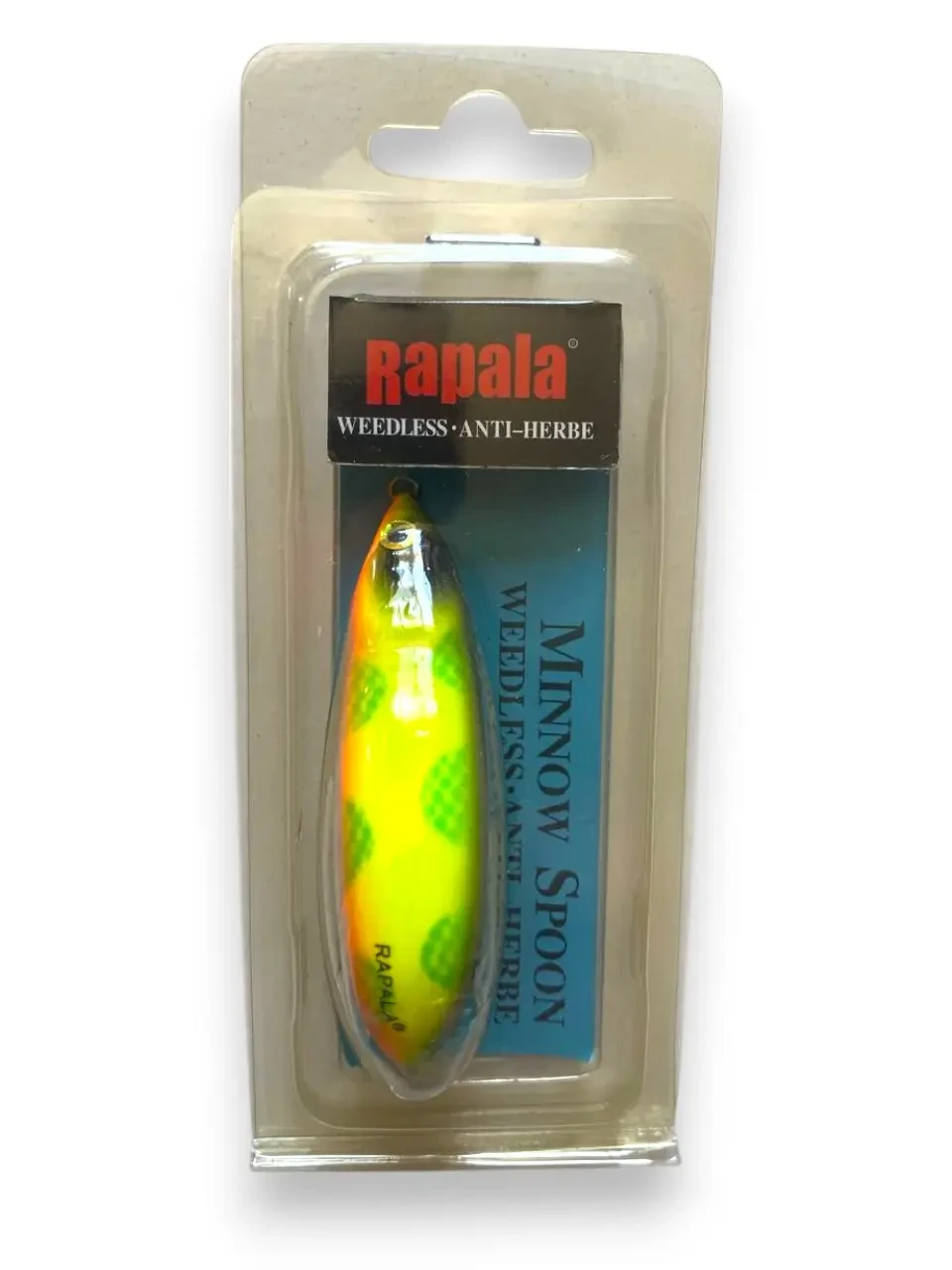 Набір 5шт Блешня Fishing-(Rapala) Minnow Spoon RMS 60 мм 10 г — незацепляйка для щуки та окуня, фото 1