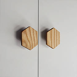 Ручка натуральне дерево ясен GEO 230/55 honey (під виготовлення)