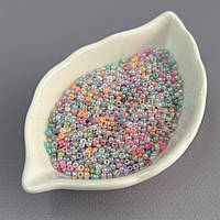 #12/0 Бісер китайський дрібний, 450 г - пастельний мікс