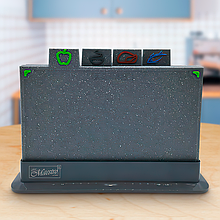 Набір обробних пластикових дощок (4 шт.) + підставка MR-1787G Maestro (235)