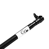 Комплект Чорний Вініловий фон 2,5 х 4,5 м + Стійка ворота 2,4 х 3 м з телескопічною поперечиною, фото 7