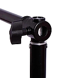 Комплект Чорний Вініловий фон 2,5 х 4,5 м + Стійка ворота 2,4 х 3 м з телескопічною поперечиною, фото 8