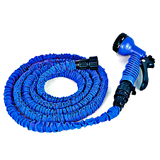 Шланг садовий X-hose з розпилювачем для води 15 м, Синій, фото 2