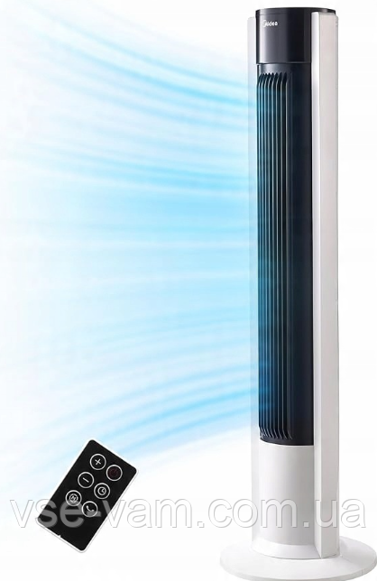 Колонний вентилятор із Німеччини Midea FZ10-19BRA з пультом новий, фото 1