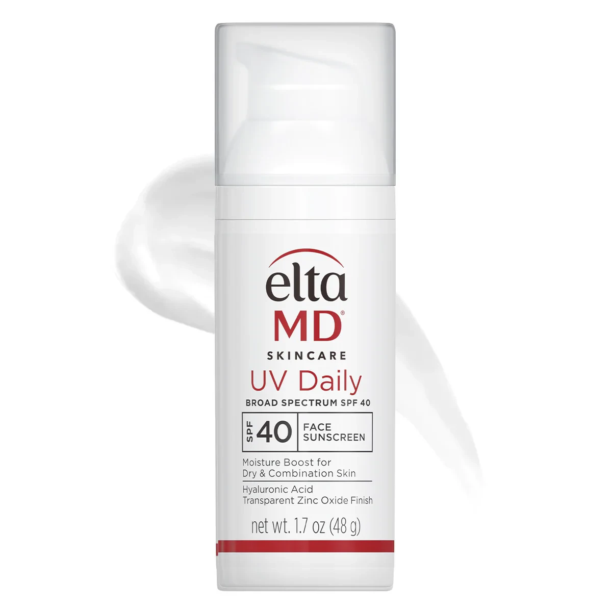 EltaMD UV Daily SPF 40 – зволожувальний сонцезахисний крем для обличчя з гіалуроновою кислотою, 48 г