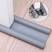 Дводверний обмежувач довжини, водонепроникна стрічка ущільнювача, стопор BOTTOM SEAL LY-315 СІРИЙ (205)