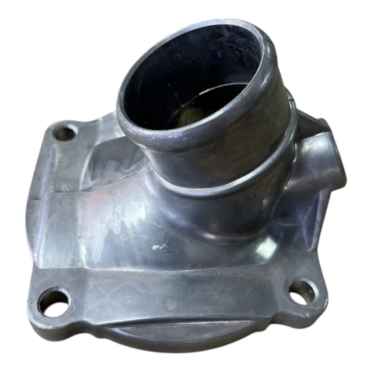 Кришка теплообмінника круглого задня ЯМЗ (алюмін. 4 отв.) 7511-1013710, фото 1