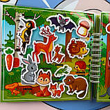 Розвиваюча книга на липучках Липуча навчалка, фото 4