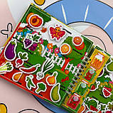 Розвиваюча книга на липучках Липуча навчалка, фото 6