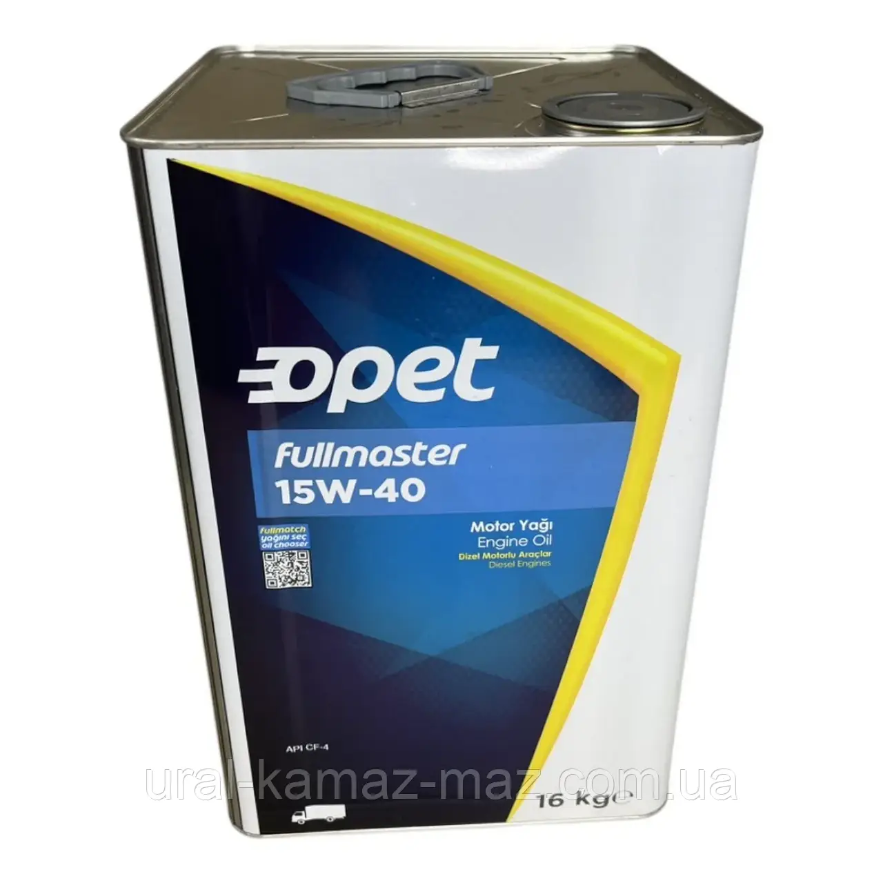 Олива моторна OPET TRUCK 15W-40 FULLMASTER 18 л. (15W-40 FULLMASTER 18L) 160624, фото 1